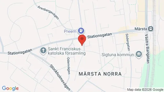 Apartments for rent i Sigtuna - kort over placeringen