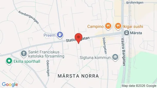 Apartments for rent i Sigtuna - kort over placeringen