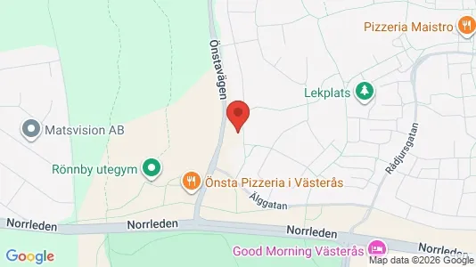Apartments for rent i Västerås - kort over placeringen