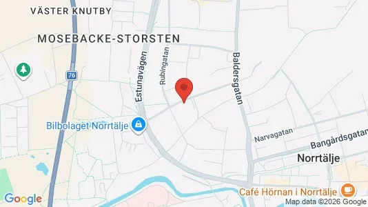 Apartments for rent i Norrtälje - kort over placeringen