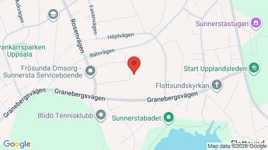 Apartments for rent i Uppsala - kort over placeringen