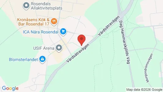 Apartments for rent i Uppsala - kort over placeringen