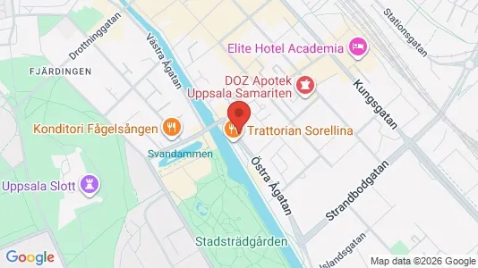 Apartments for rent i Uppsala - kort over placeringen