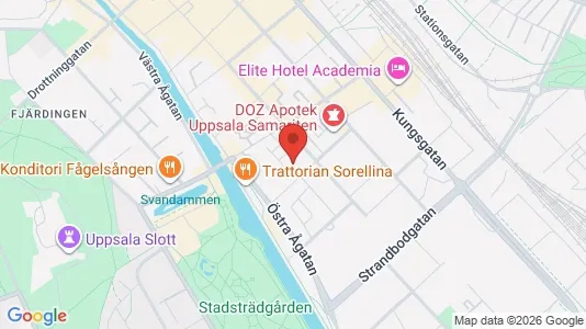 Apartments for rent i Uppsala - kort over placeringen
