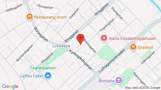 Apartments for rent i Uppsala - kort over placeringen