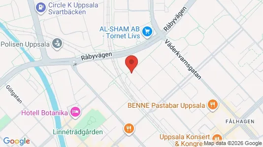 Apartments for rent i Uppsala - kort over placeringen