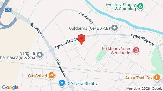 Apartments for rent i Uppsala - kort over placeringen