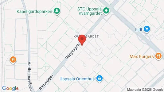 Apartments for rent i Uppsala - kort over placeringen