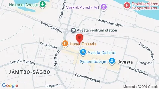 Apartments for rent i Avesta - kort over placeringen