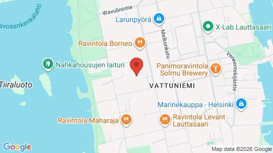 Apartments for rent i Helsinki Eteläinen - kort over placeringen