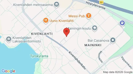 Apartments for rent i Espoo - kort over placeringen