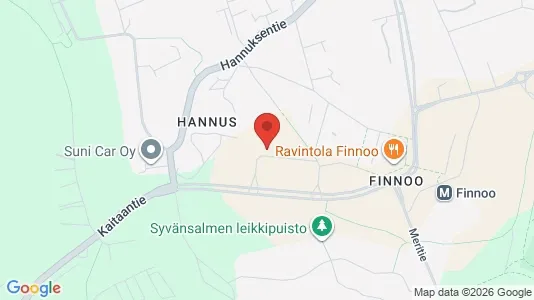 Apartments for rent i Espoo - kort over placeringen