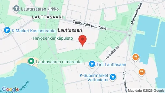 Apartments for rent i Helsinki Eteläinen - kort over placeringen