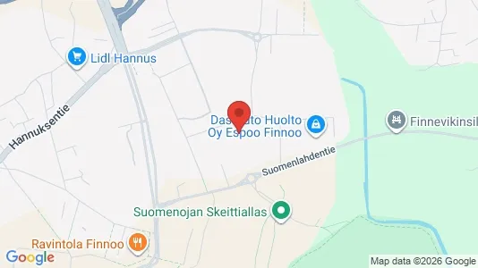 Apartments for rent i Espoo - kort over placeringen