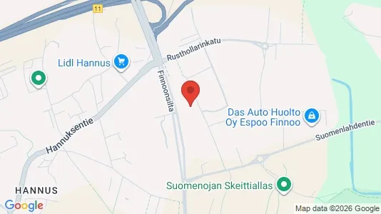 Apartments for rent i Espoo - kort over placeringen