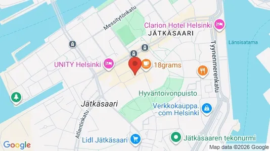 Apartments for rent i Helsinki Eteläinen - kort over placeringen