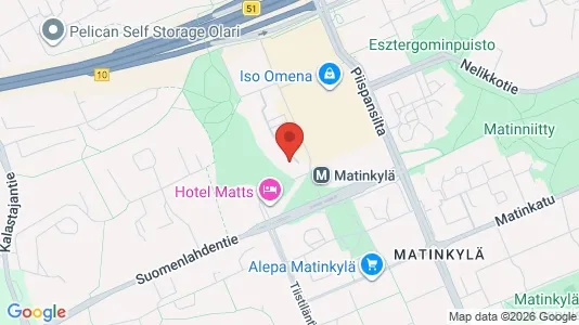 Apartments for rent i Espoo - kort over placeringen