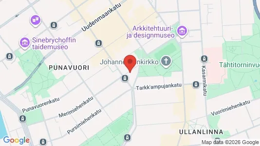 Rooms for rent i Helsinki Eteläinen - kort over placeringen