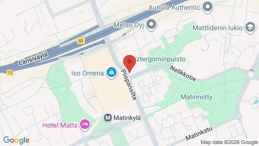 Apartments for rent i Espoo - kort over placeringen