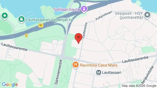 Apartments for rent i Helsinki Eteläinen - kort over placeringen