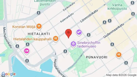 Apartments for rent i Helsinki Eteläinen - kort over placeringen