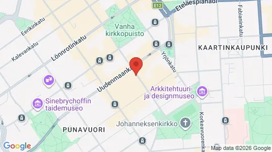 Apartments for rent i Helsinki Eteläinen - kort over placeringen