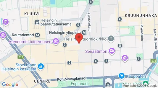 Apartments for rent i Helsinki Eteläinen - kort over placeringen