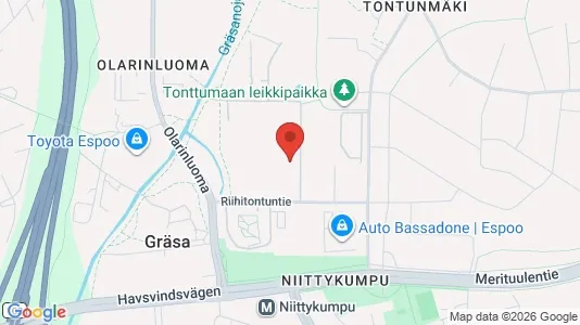 Apartments for rent i Espoo - kort over placeringen
