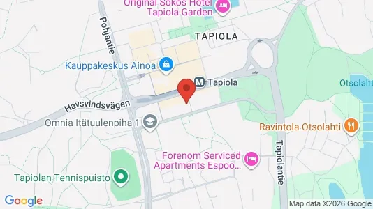 Apartments for rent i Espoo - kort over placeringen