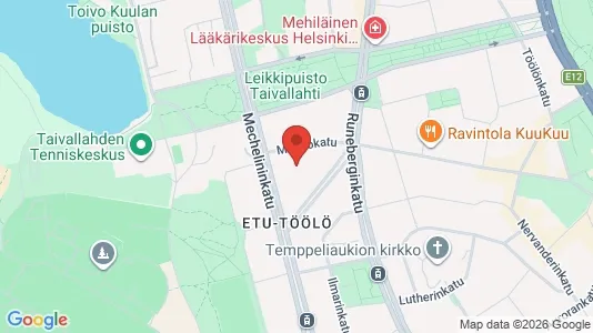 Apartments for rent i Helsinki Eteläinen - kort over placeringen