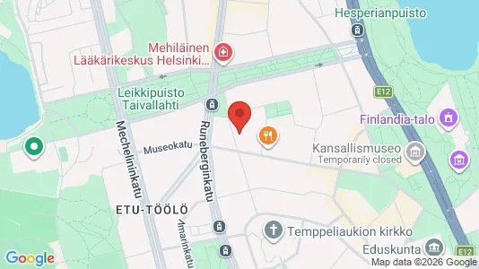 Apartments for rent i Helsinki Eteläinen - kort over placeringen