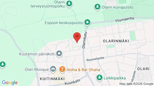 Apartments for rent i Espoo - kort over placeringen