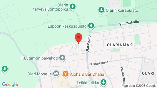 Apartments for rent i Espoo - kort over placeringen