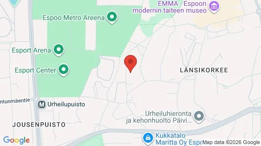 Apartments for rent i Espoo - kort over placeringen