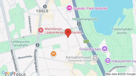 Apartments for rent i Helsinki Eteläinen - kort over placeringen