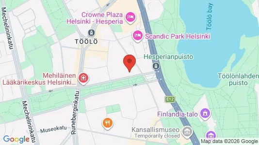 Apartments for rent i Helsinki Eteläinen - kort over placeringen