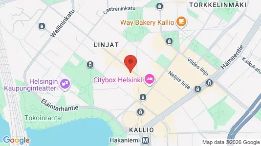 Apartments for rent i Helsinki Keskinen - kort over placeringen