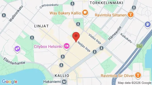 Apartments for rent i Helsinki Keskinen - kort over placeringen
