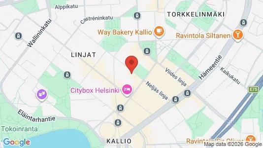 Apartments for rent i Helsinki Keskinen - kort over placeringen