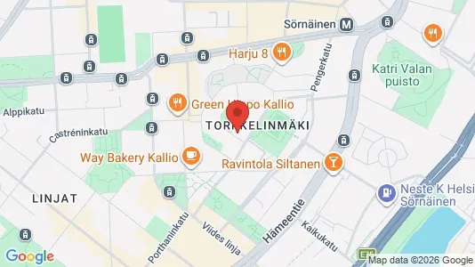 Apartments for rent i Helsinki Keskinen - kort over placeringen