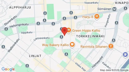 Apartments for rent i Helsinki Keskinen - kort over placeringen