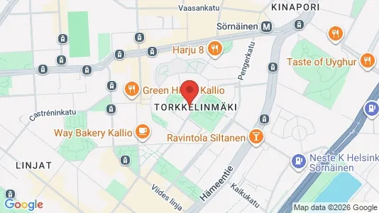 Apartments for rent i Helsinki Keskinen - kort over placeringen