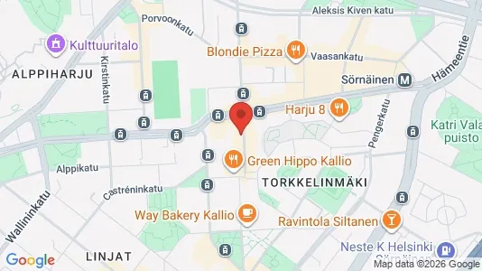 Apartments for rent i Helsinki Keskinen - kort over placeringen