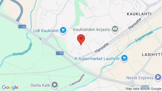 Apartments for rent i Espoo - kort over placeringen
