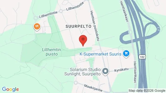 Apartments for rent i Espoo - kort over placeringen