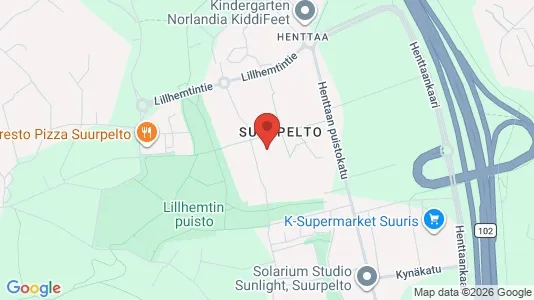 Apartments for rent i Espoo - kort over placeringen