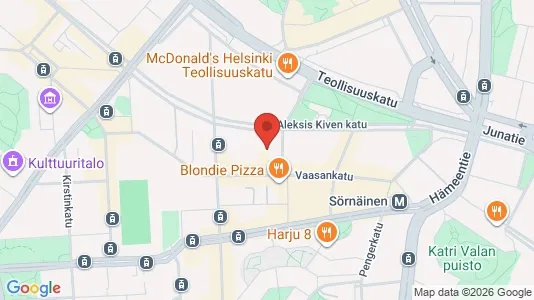 Apartments for rent i Helsinki Keskinen - kort over placeringen