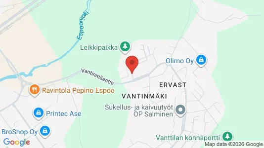 Apartments for rent i Espoo - kort over placeringen