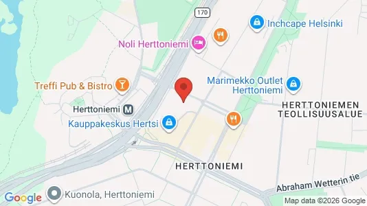 Apartments for rent i Helsinki Itäinen - kort over placeringen