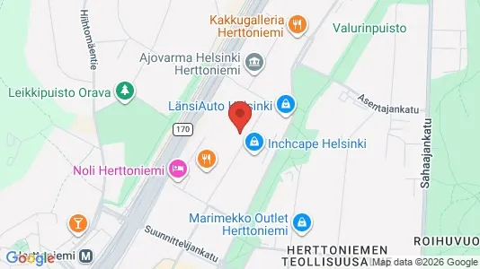Apartments for rent i Helsinki Kaakkoinen - kort over placeringen